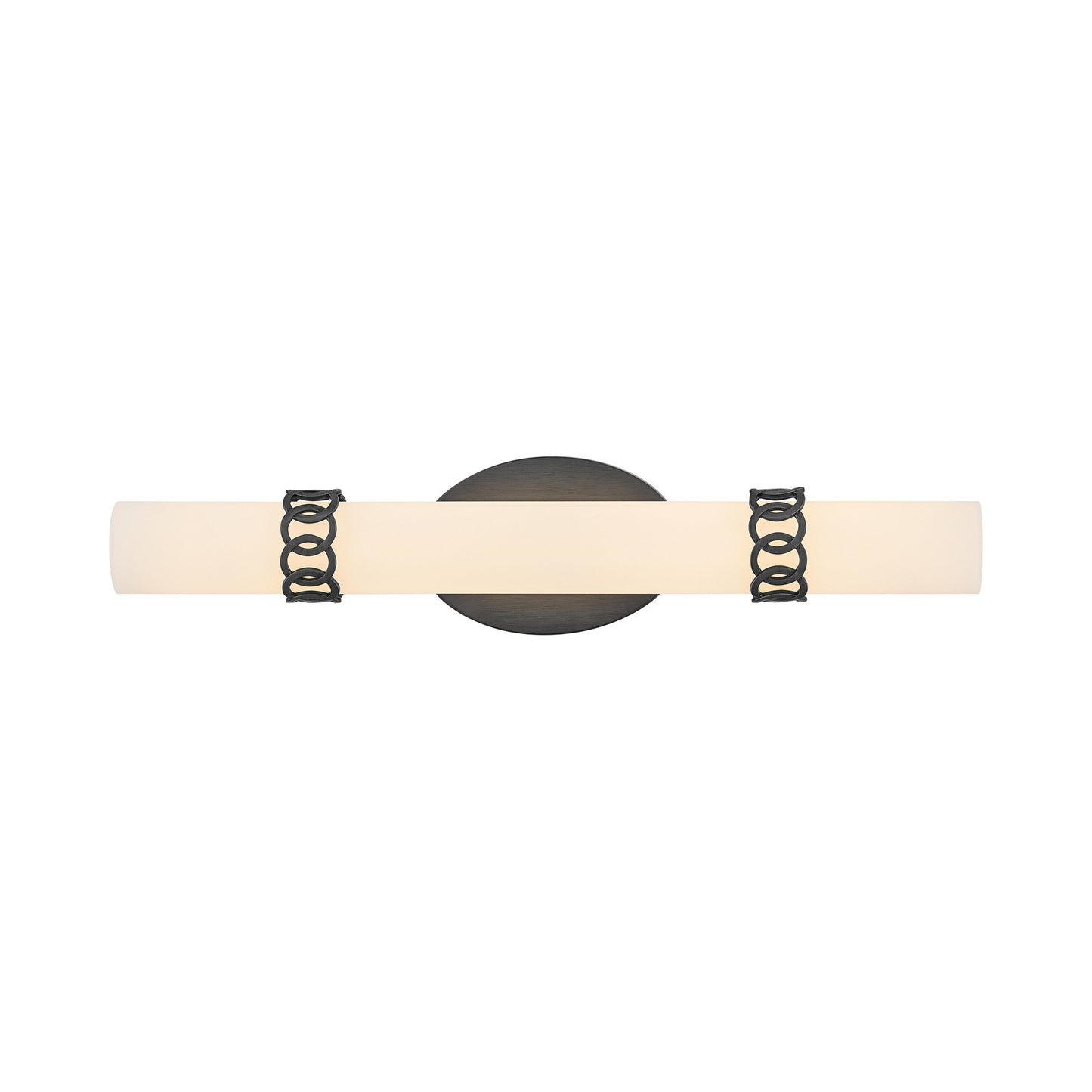 Eliza LED Bath Vanity Light in Painted Black Oxide.