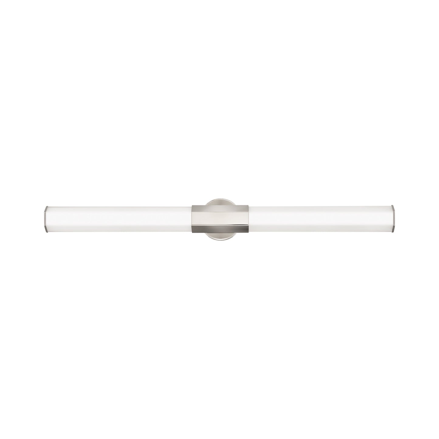 Facet LED Bath Vanity Light in Polished Nickel (Large).