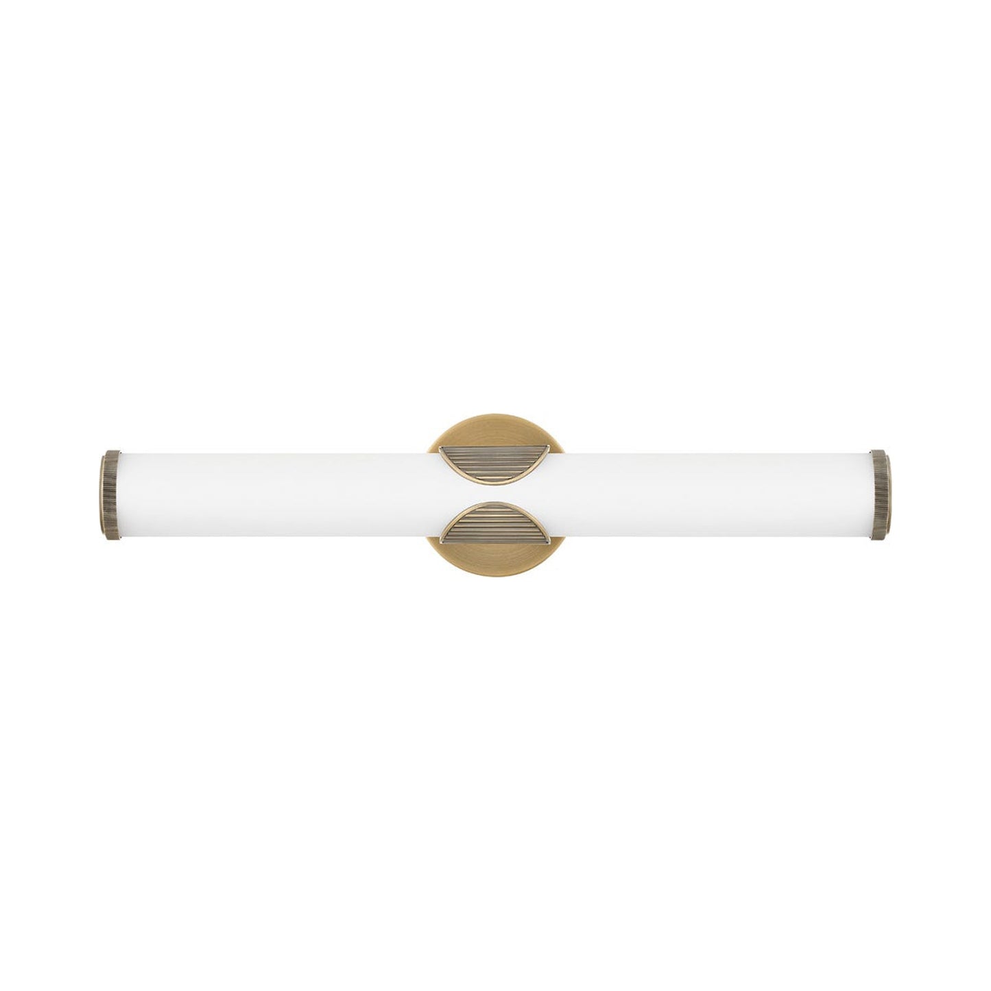 Femi LED Bath Vanity Light in Lacquered Brass (Large).