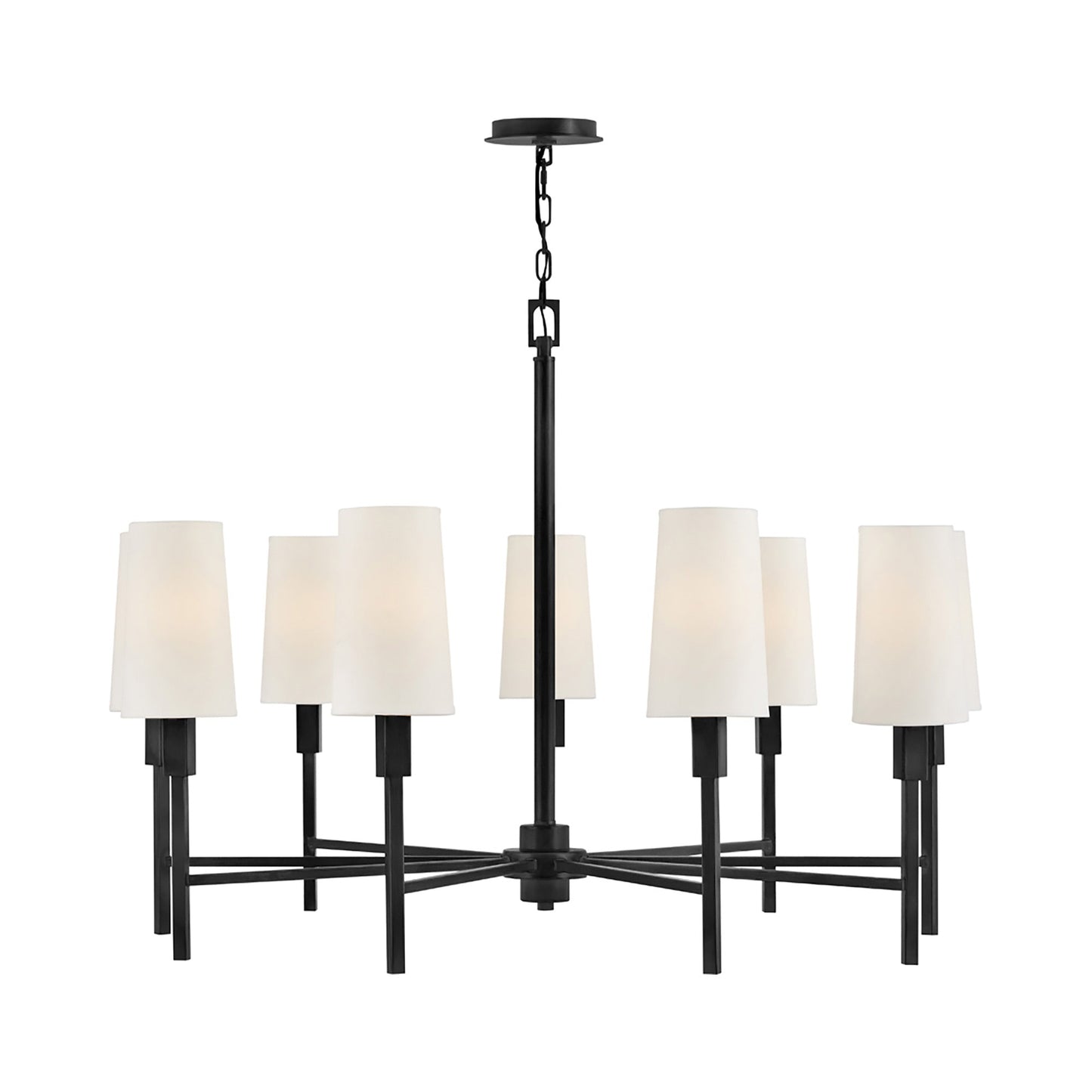 Fenwick Chandelier in Black (Large).