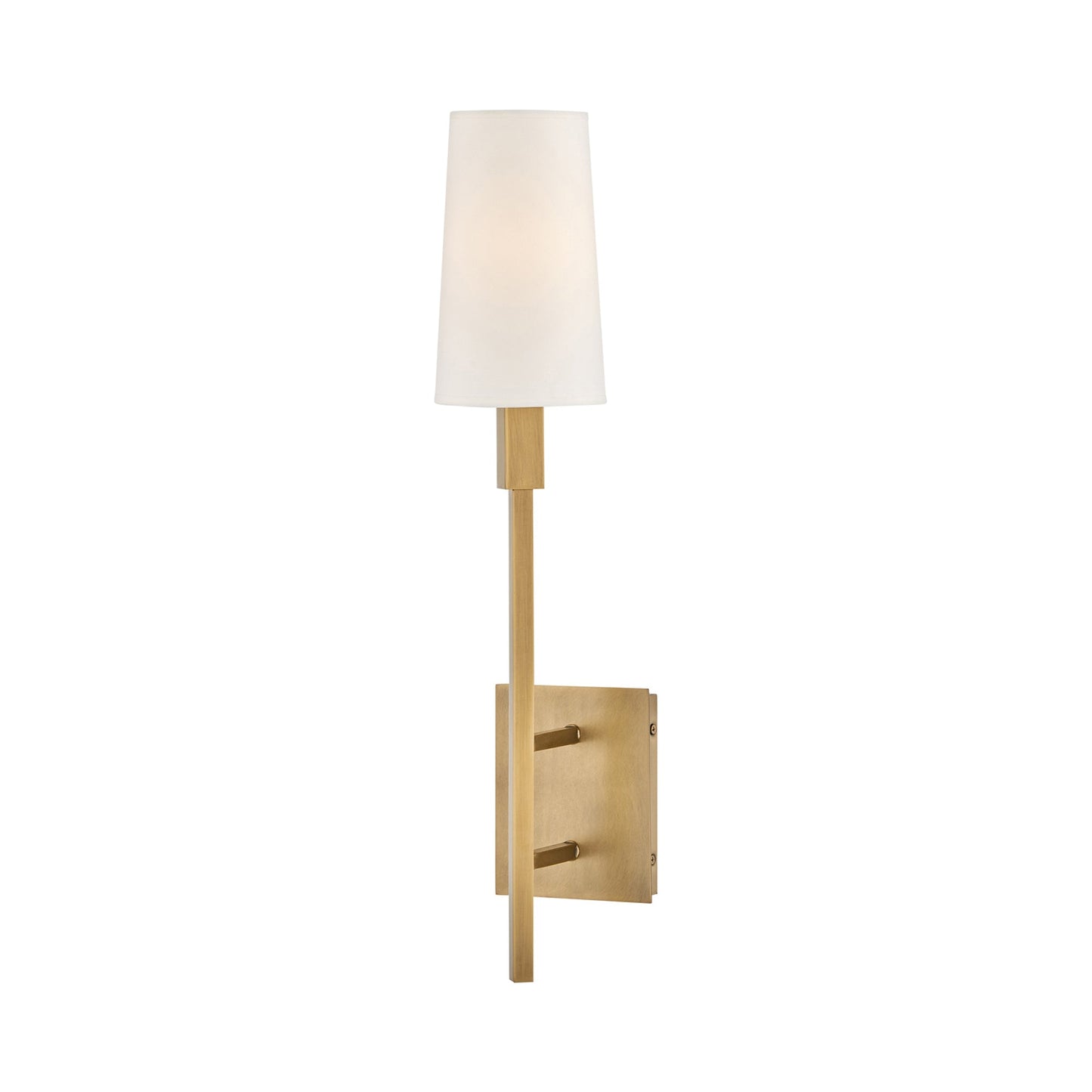 Fenwick Wall Light in Heritage Brass.