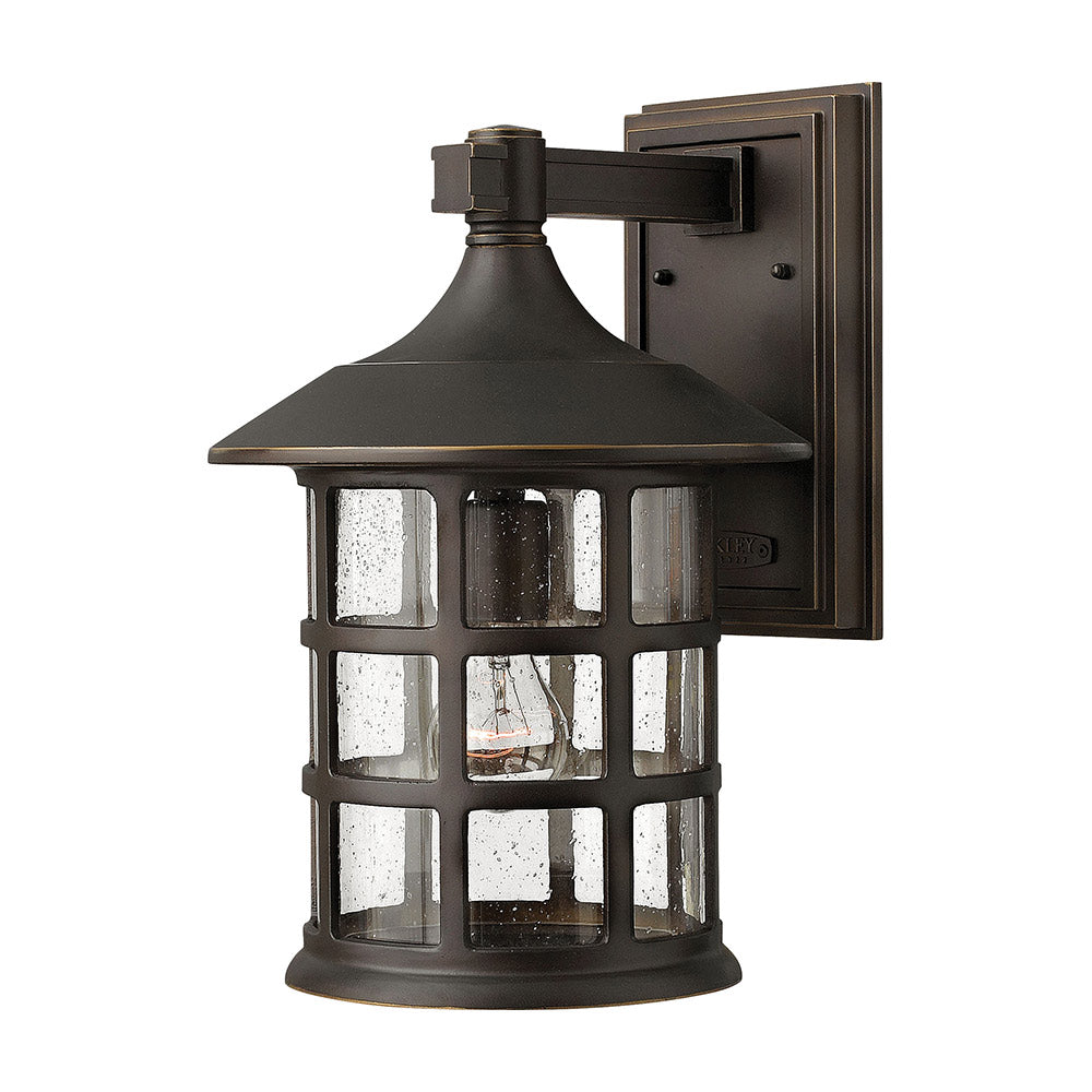 Freeport Outdoor Wall Light in Oil Rubbed Bronze (15.25-Inch).