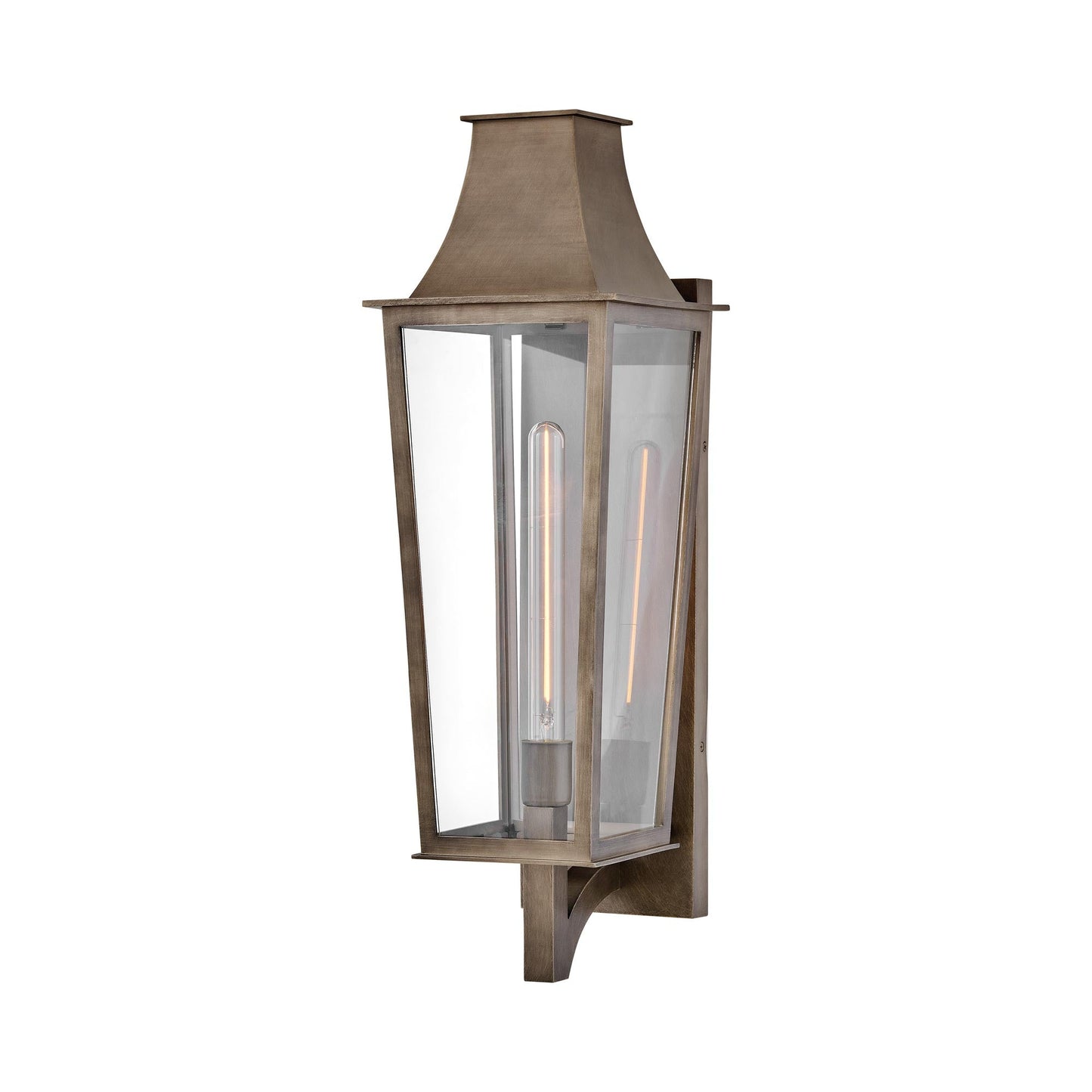 Georgetown Outdoor Wall Light in Burnished Bronze (Large).