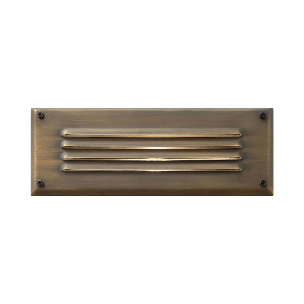 Hardy Island Outdoor Step Light in Matte Bronze.