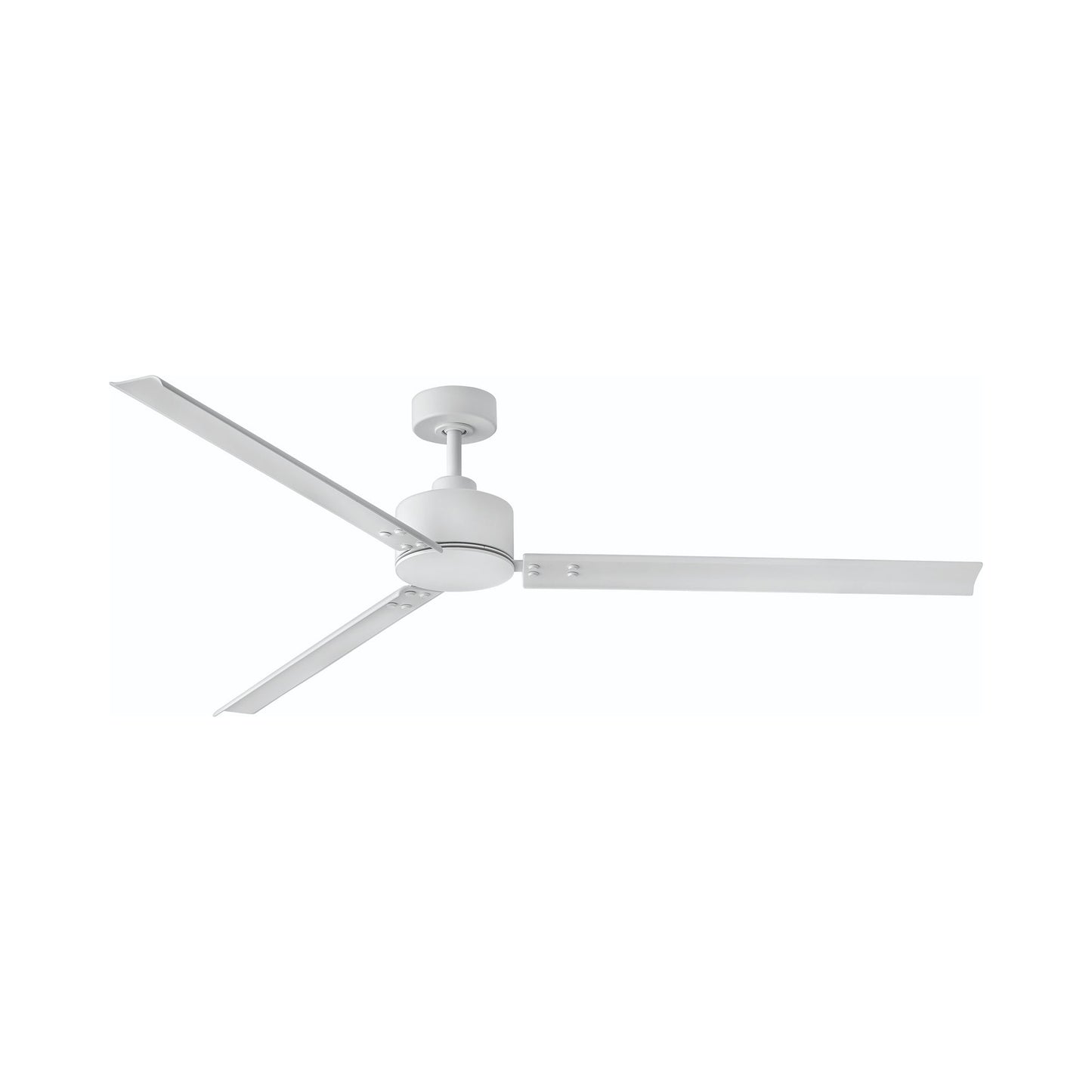 Indy Smart Outdoor Ceiling Fan Matte White.