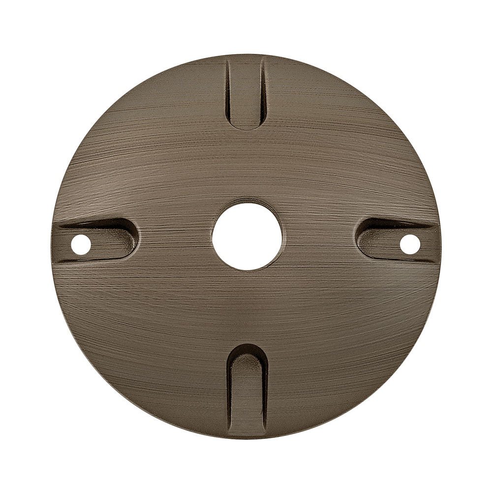 Junction Box Cover in Matte Bronze.