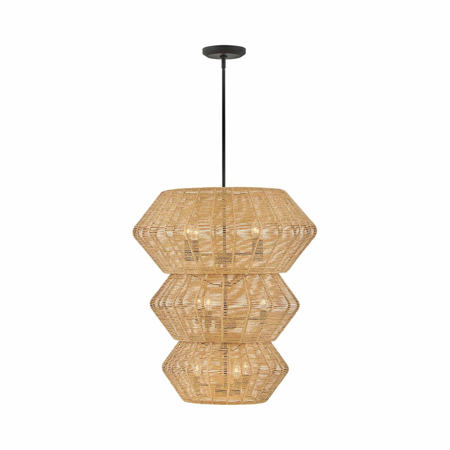 Luca Chandelier in Camel.