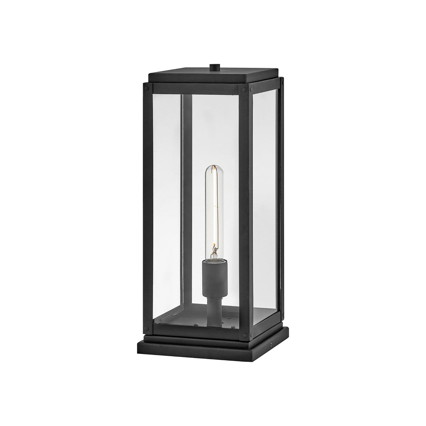 Max Outdoor Post Light in Black (Medium).