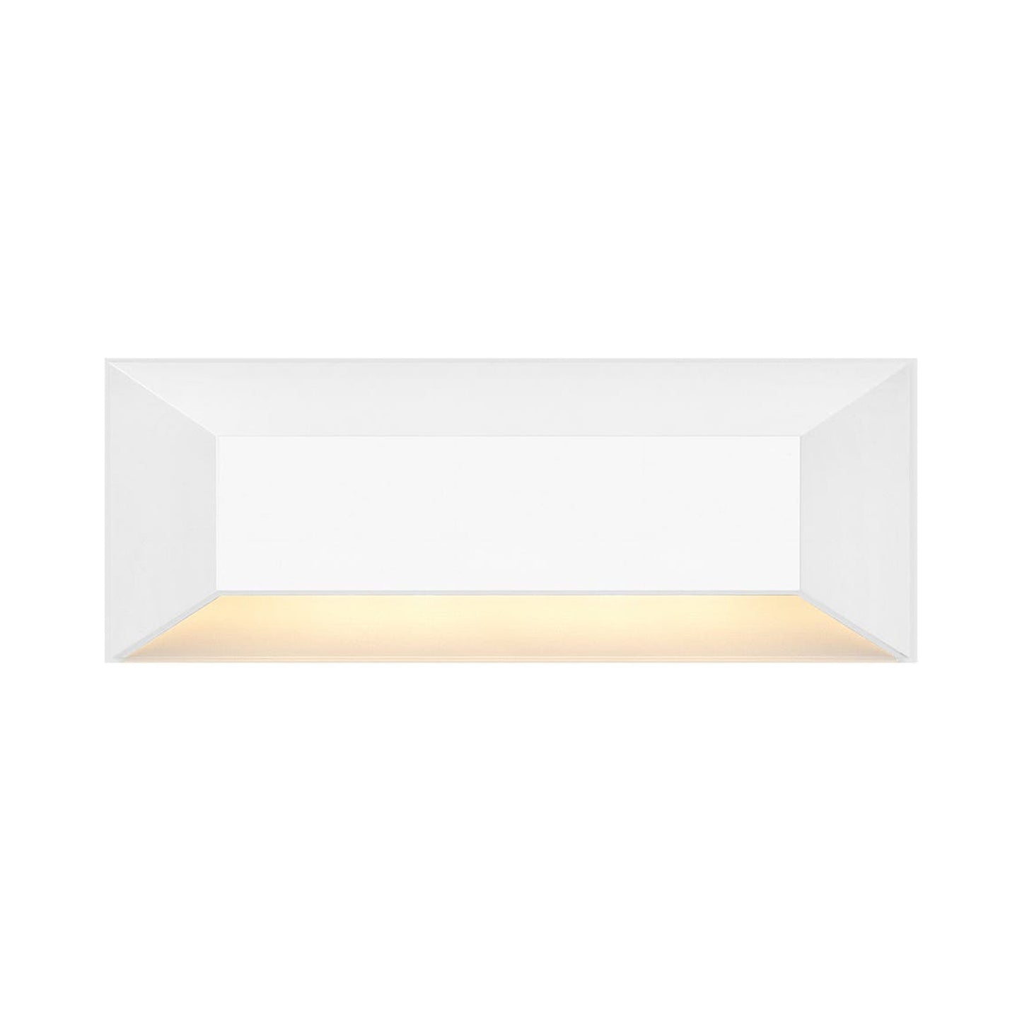 Nuvi Rectangular LED Deck Light in Matte White (Large).