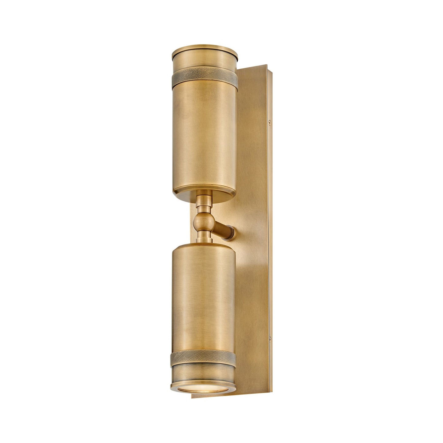 Pratt Outdoor Wall Light in Heritage Brass (Medium).