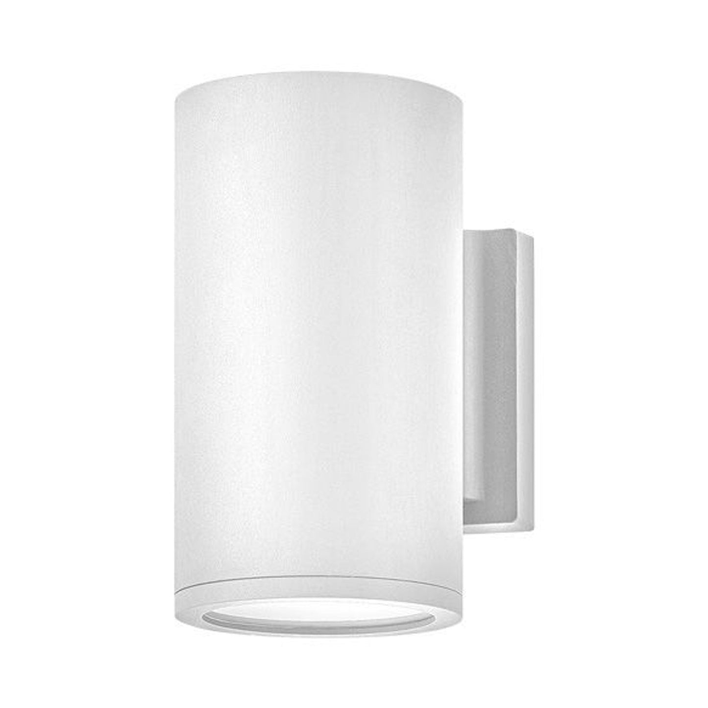 Silo Outdoor Wall Down Light in Satin White.