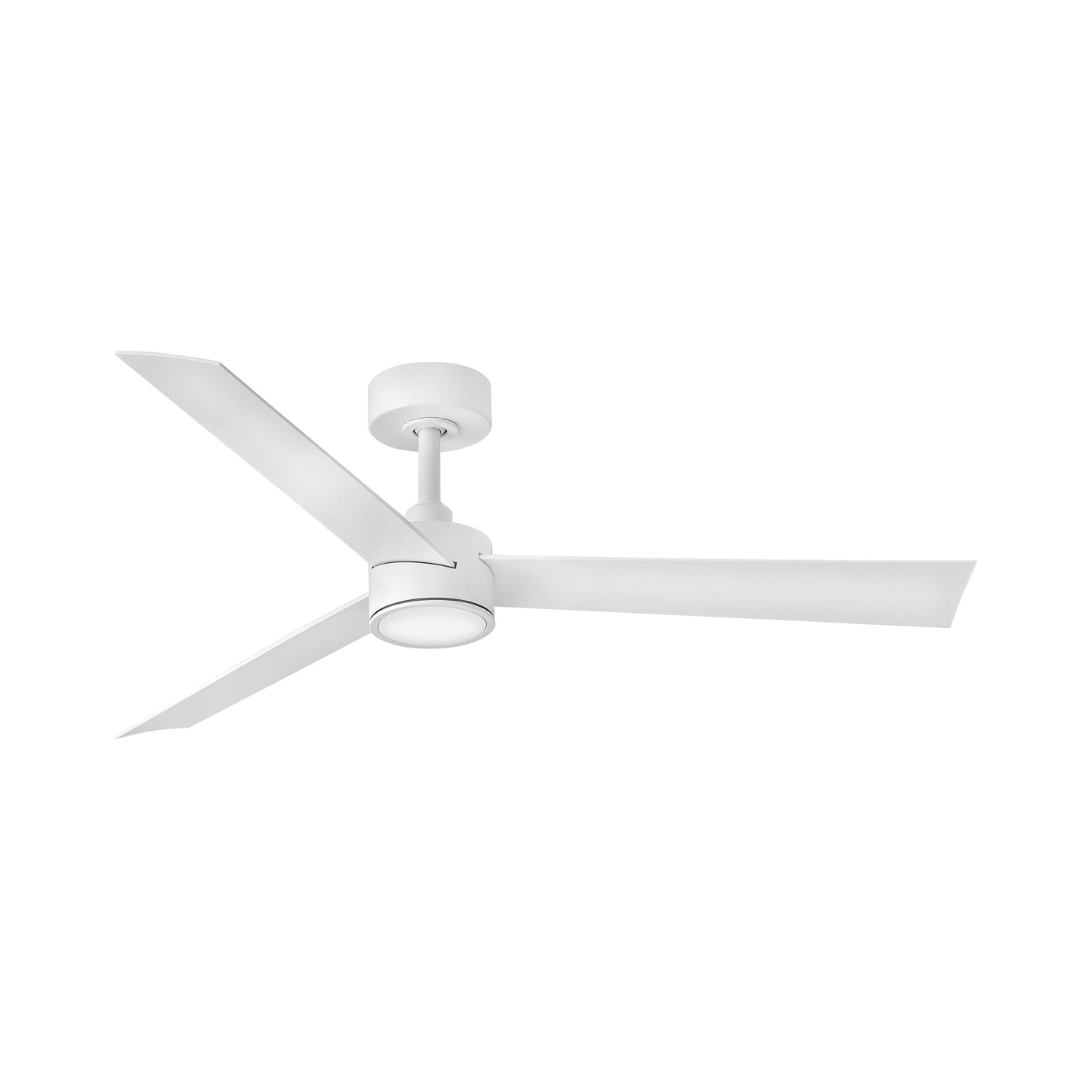 Speck LED Smart Ceiling Fan in Matte White.