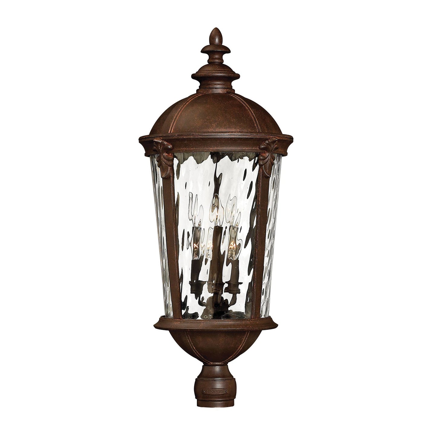 Windsor Outdoor Post Light in River Rock (34.75-Inch).