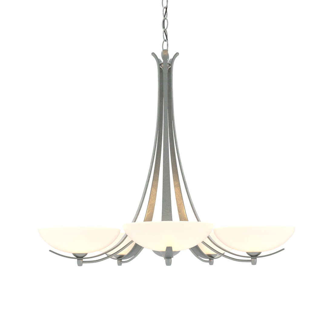 Aegis Chandelier in Vintage Platinum.