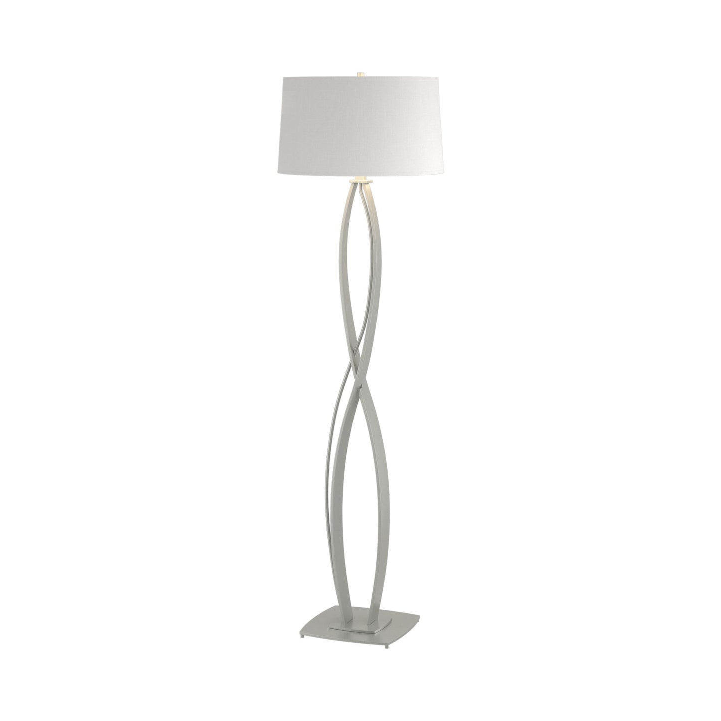 Almost Infinity Floor Lamp in Vintage Platinum (Natural Anna).