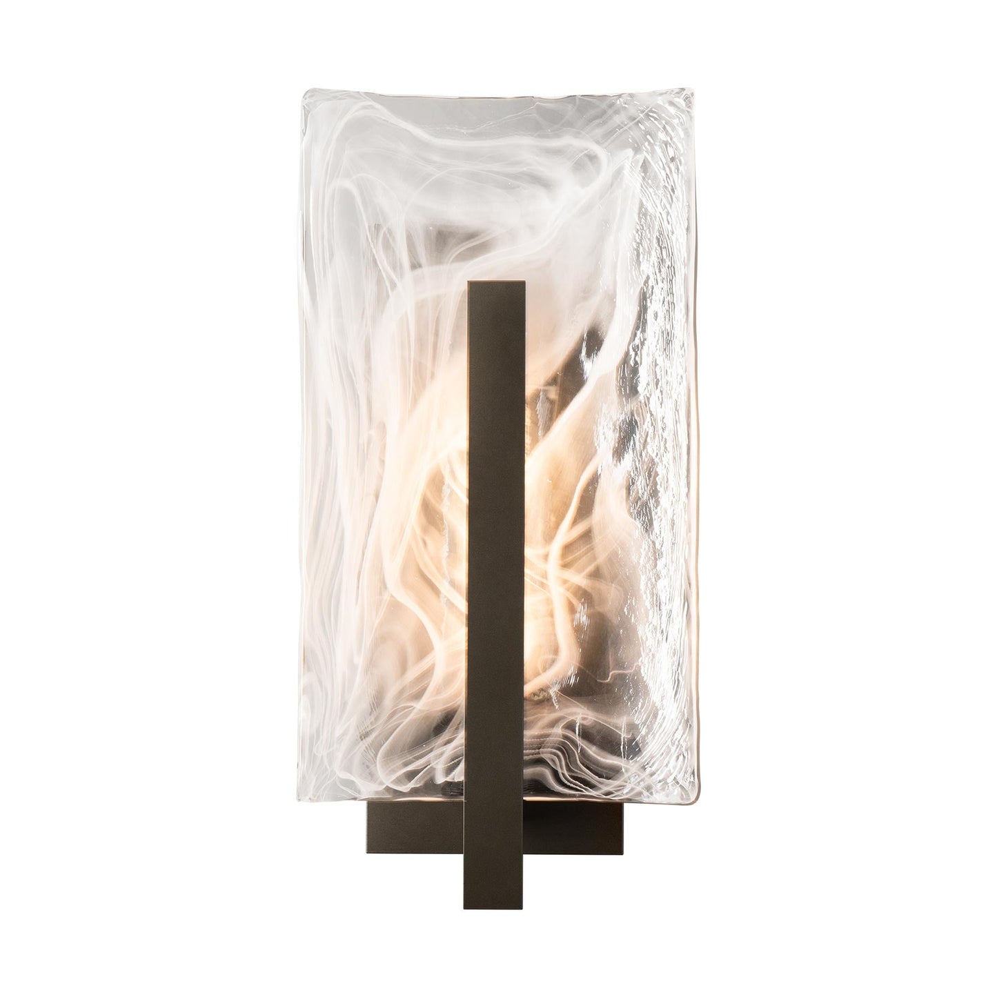 Arc Single Outdoor Wall Light in Coastal Dark Smoke (20.8-Inch).