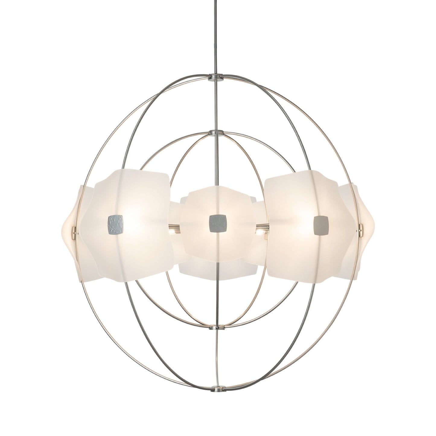 Astra Orb Pendant Light in Sterling (Large).