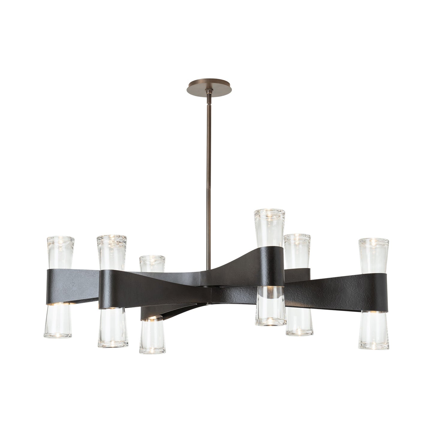Bellis Chandelier in Dark Smoke (48.4-Inch).