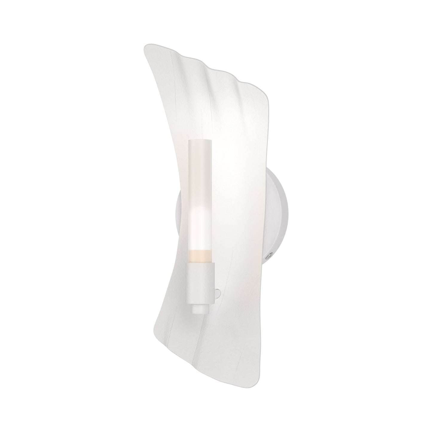 Crest Wall Light in White.