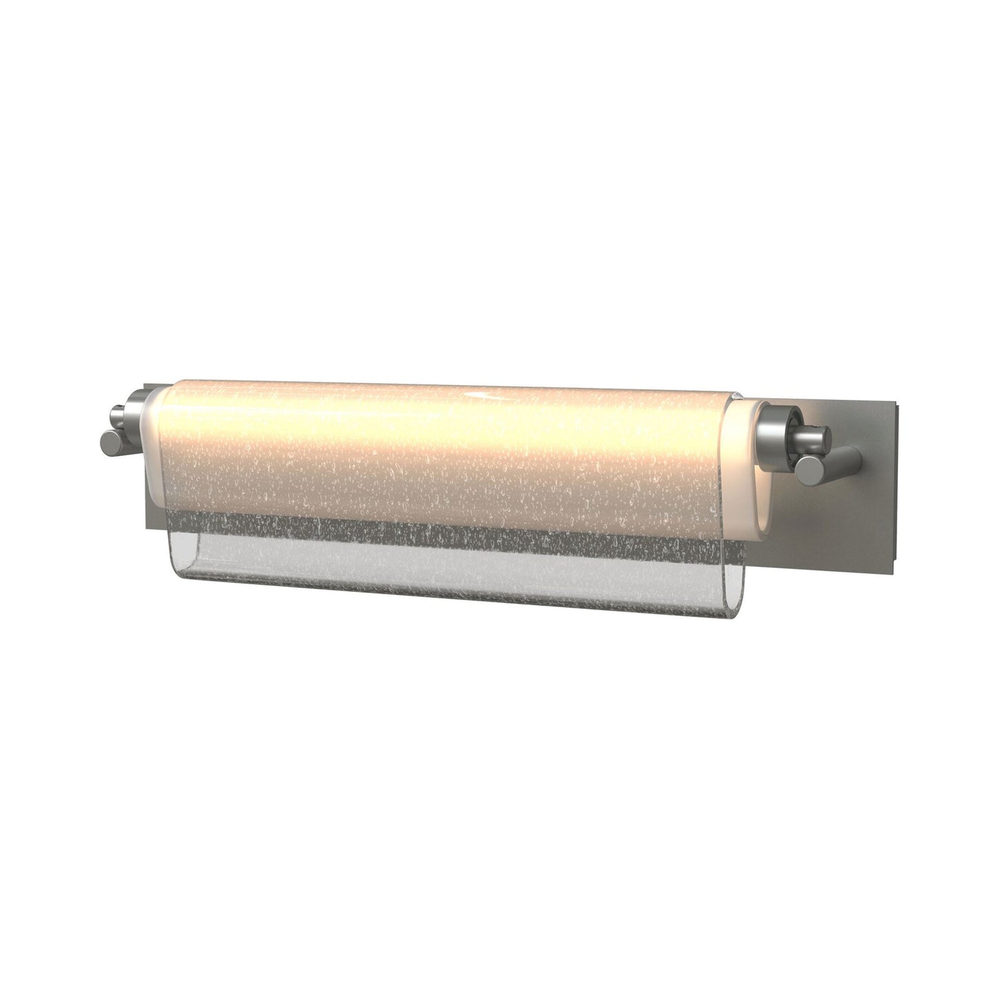 Draped LED Bath Bar Light in Vintage Platinum.