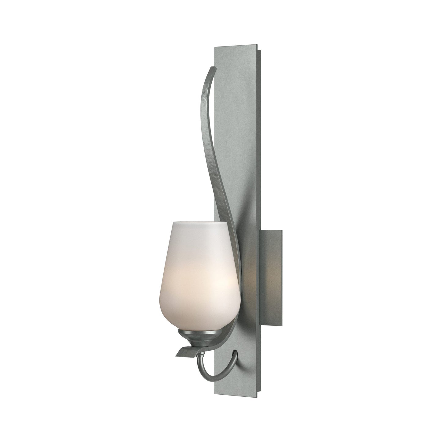 Flora Wall Light in Vintage Platinum (Opal Glass).