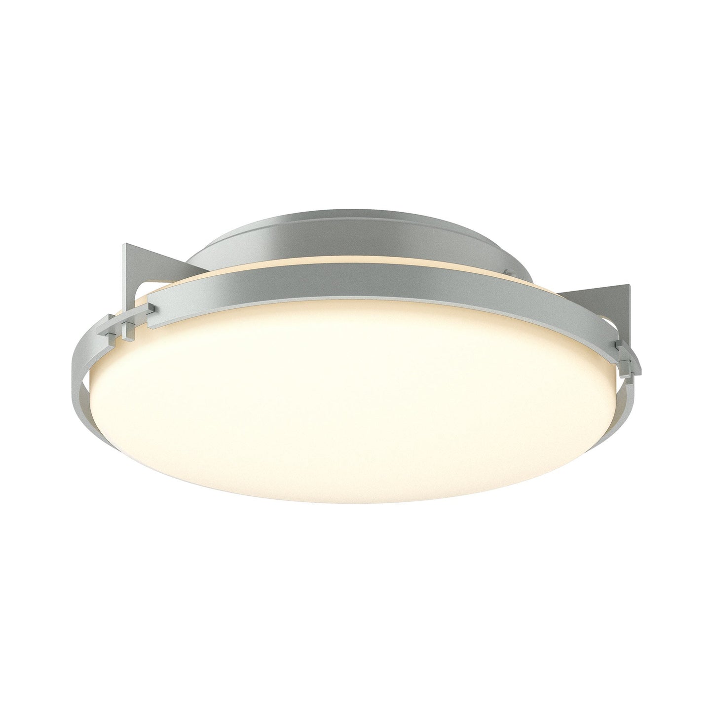 Metra Flush Mount Ceiling Light in Vintage Platinum.