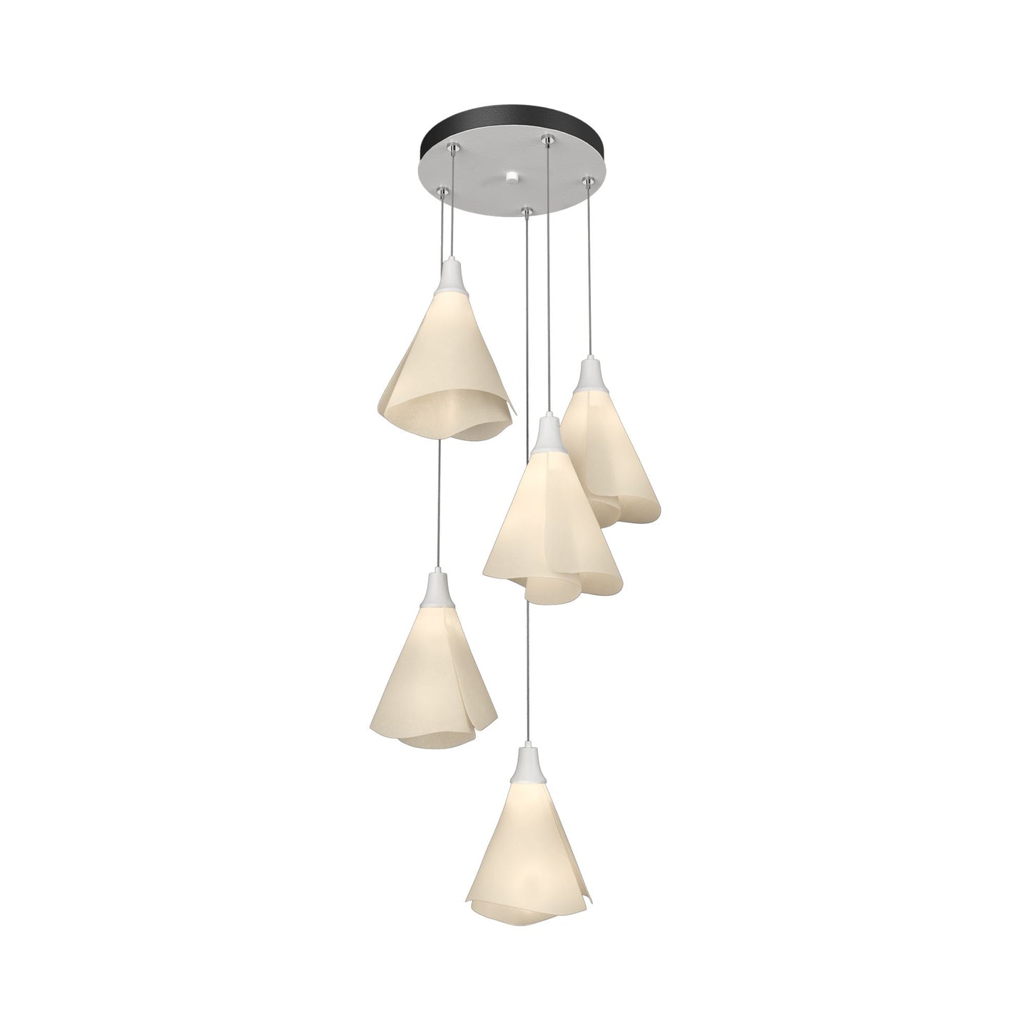 Mobius 5-Light Pendant Light in White (Standard).
