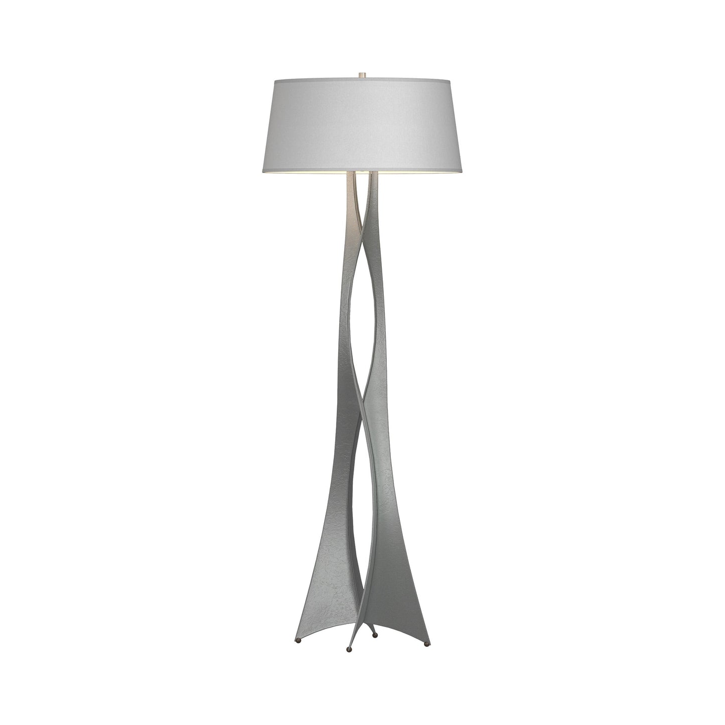 Moreau Floor Lamp in Vintage Platinum (Natural Anna).