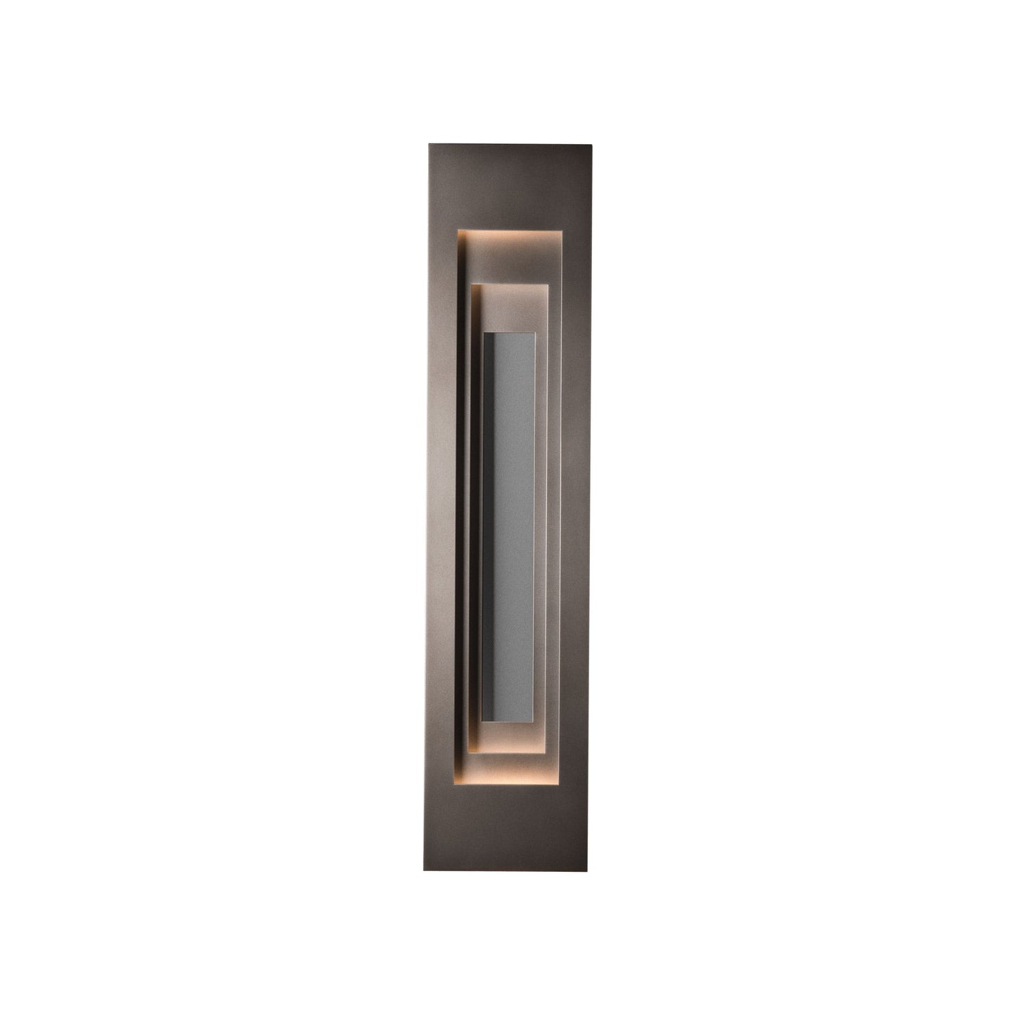 Procession Outdoor Wall Light in Coastal Dark Smoke (Coastal Burnished Steel).