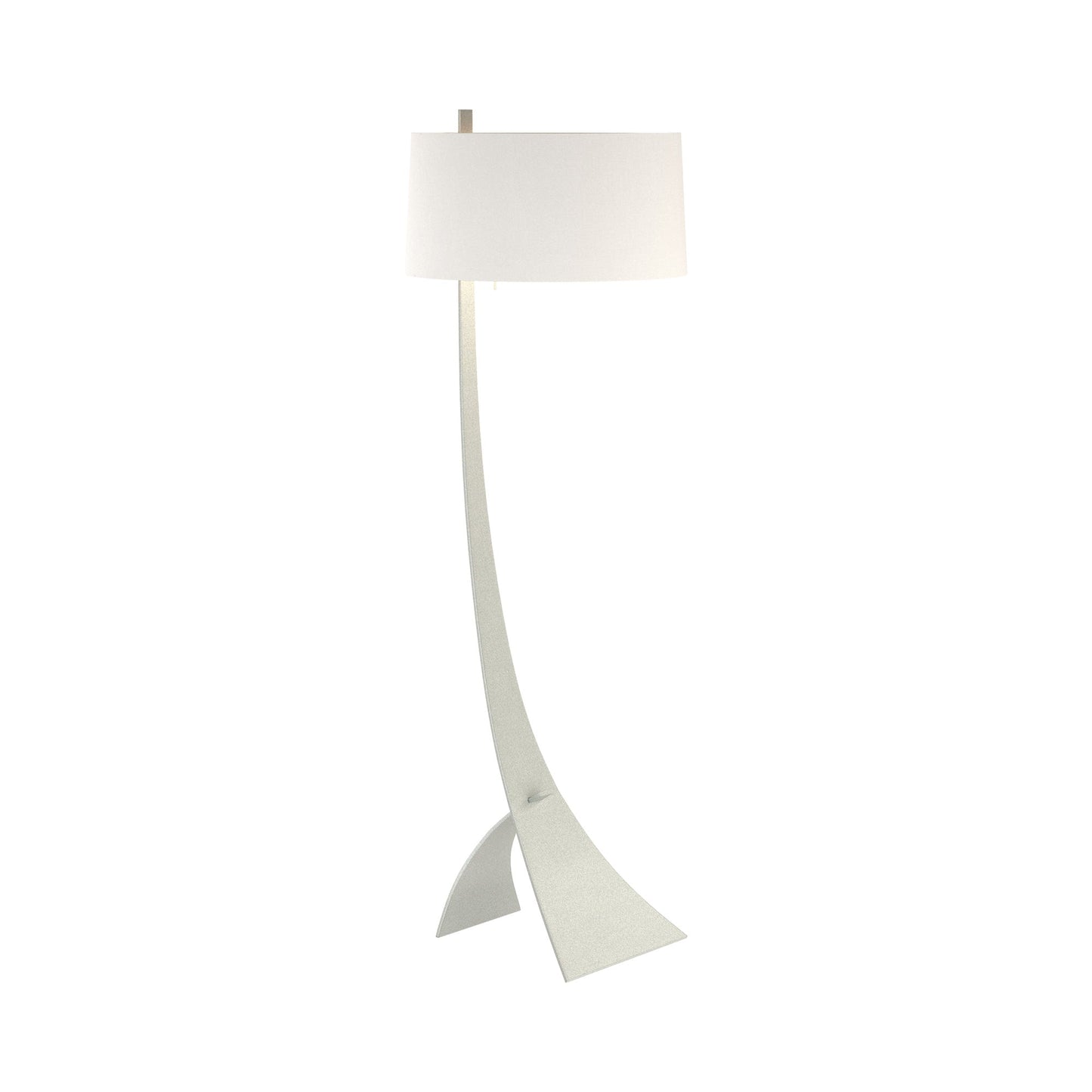 Stasis Floor Lamp in Vintage Platinum (Natural Anna).