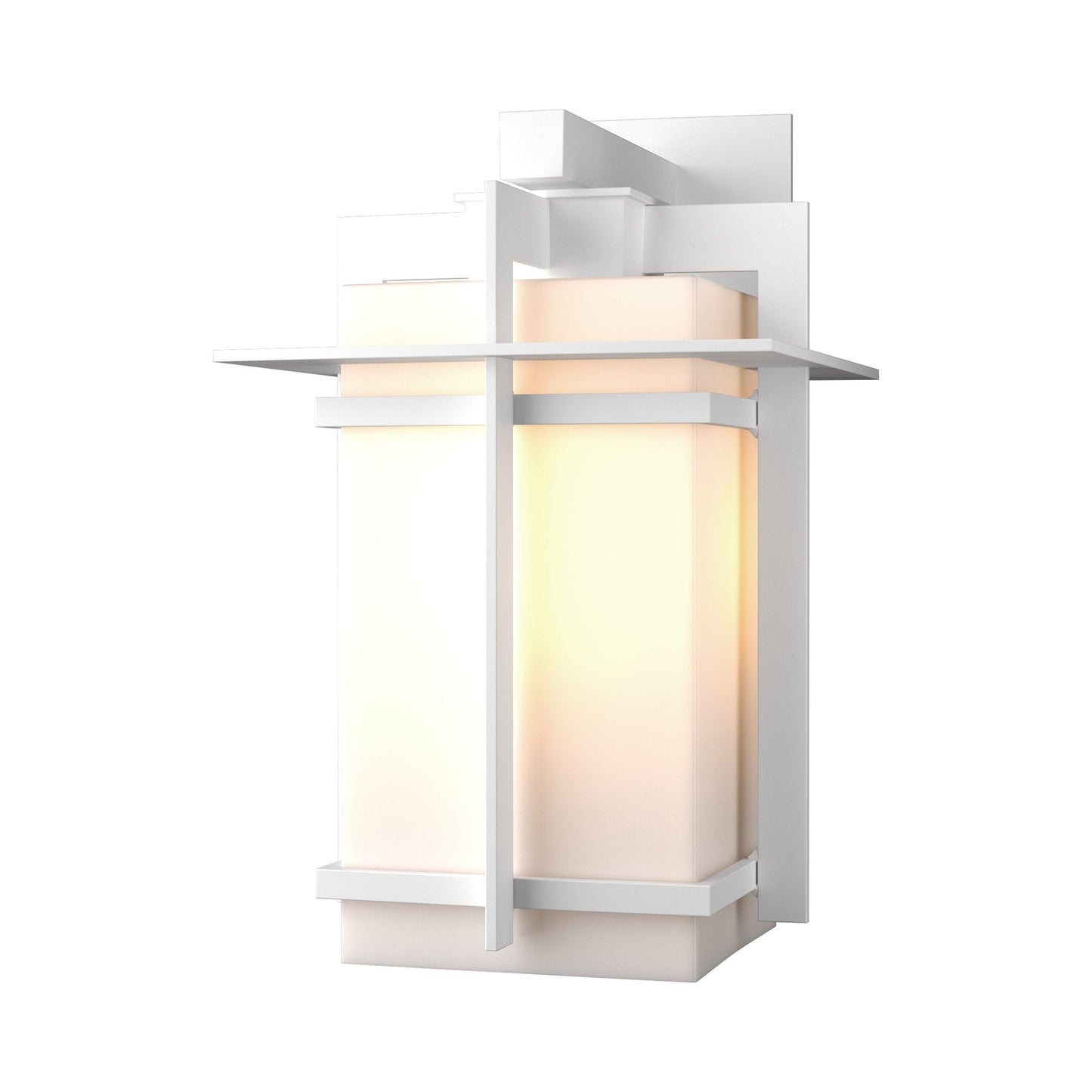 Tourou Outdoor Wall Light in Coastal White (13.9-Inch).
