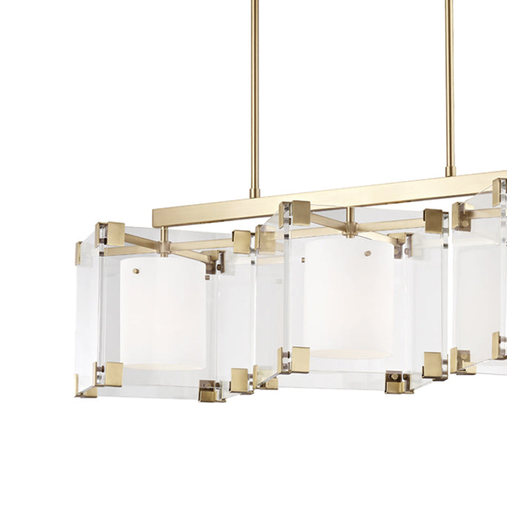 Achilles Linear Pendant Light in Detail.