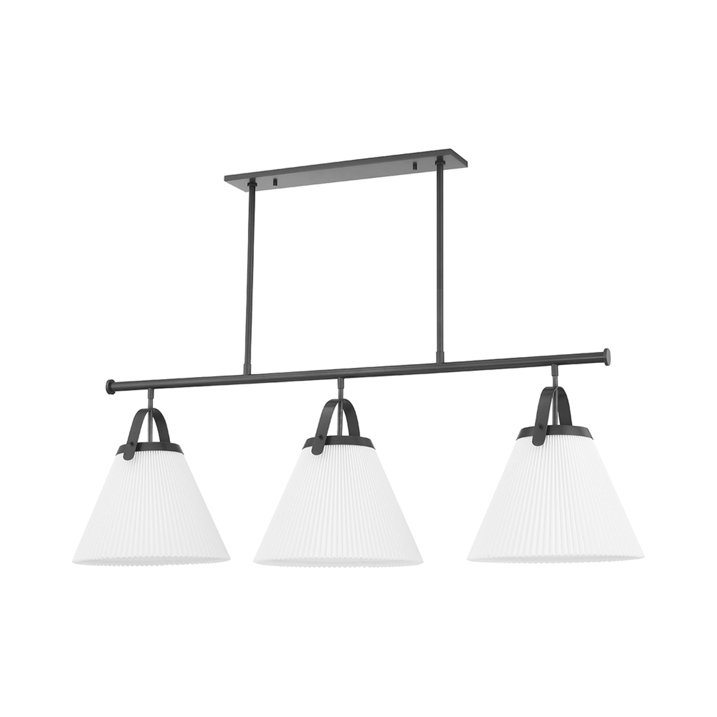 Aldridge Linear Pendant Light in Old Bronze.