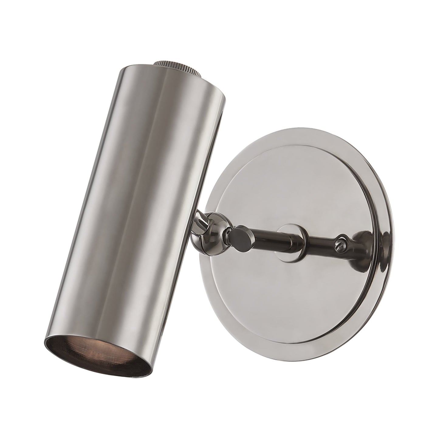 Bushwick Wall Light in Black Nickel.