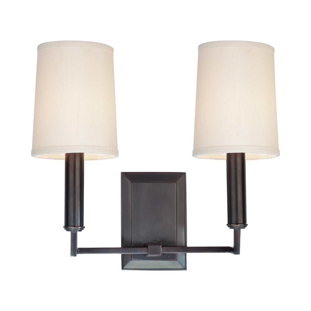 Clinton Wall Light in Old Bronze (2-Light).