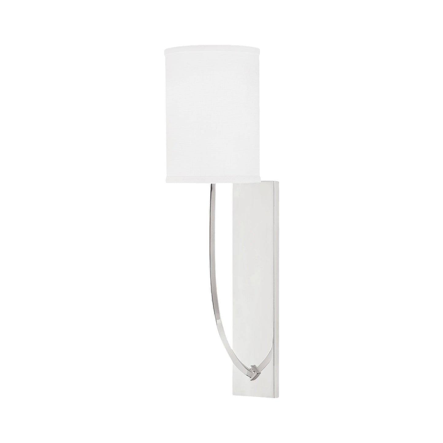Colton Wall Light in Polished Nickel (1-Light).