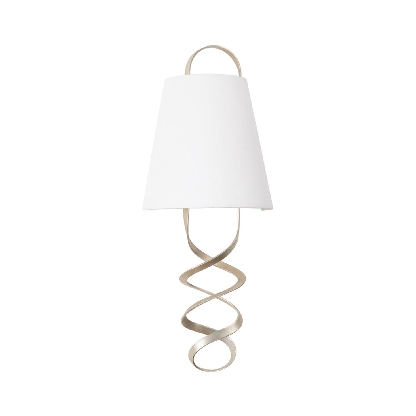 Dota Wall Light in Warm Silver Leaf.