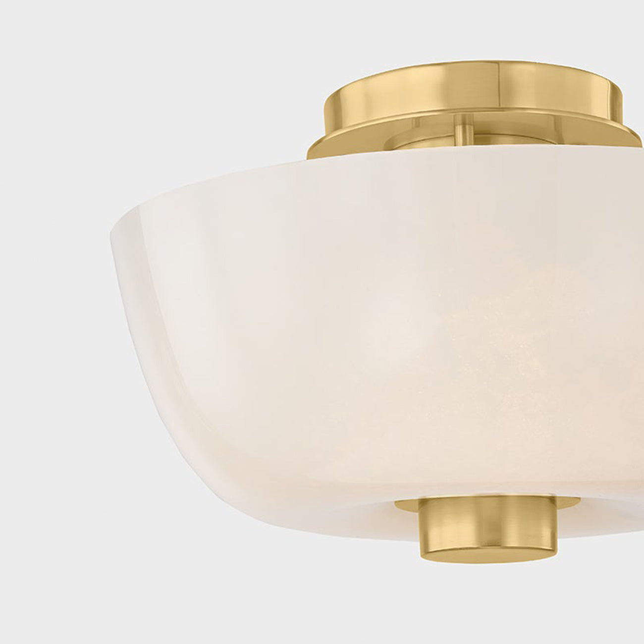 Dove Flush Mount Ceiling Light in Detail.