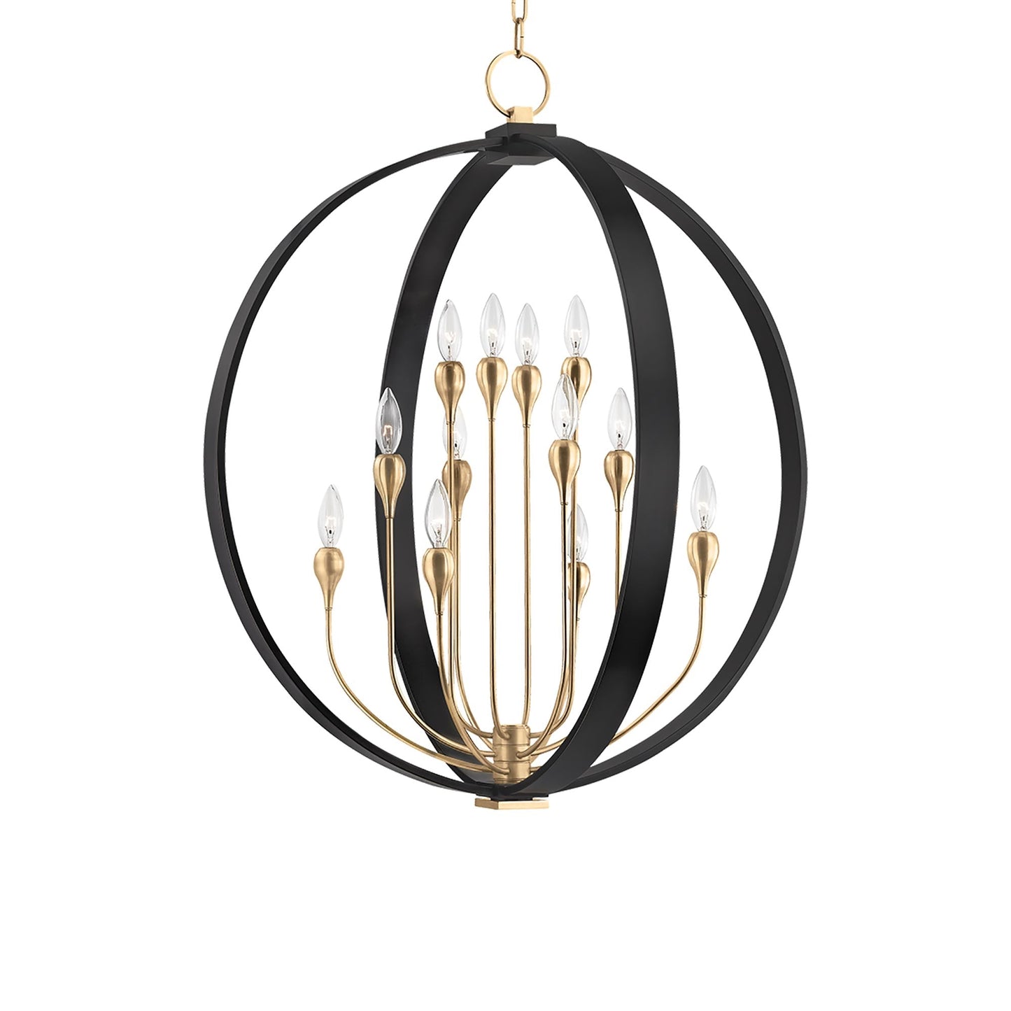 Dresden Pendant Light in Aged Old Bronze (12-Light).