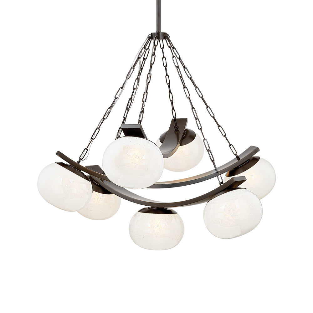 Duxbury Chandelier in Distressed Bronze (7-Light).