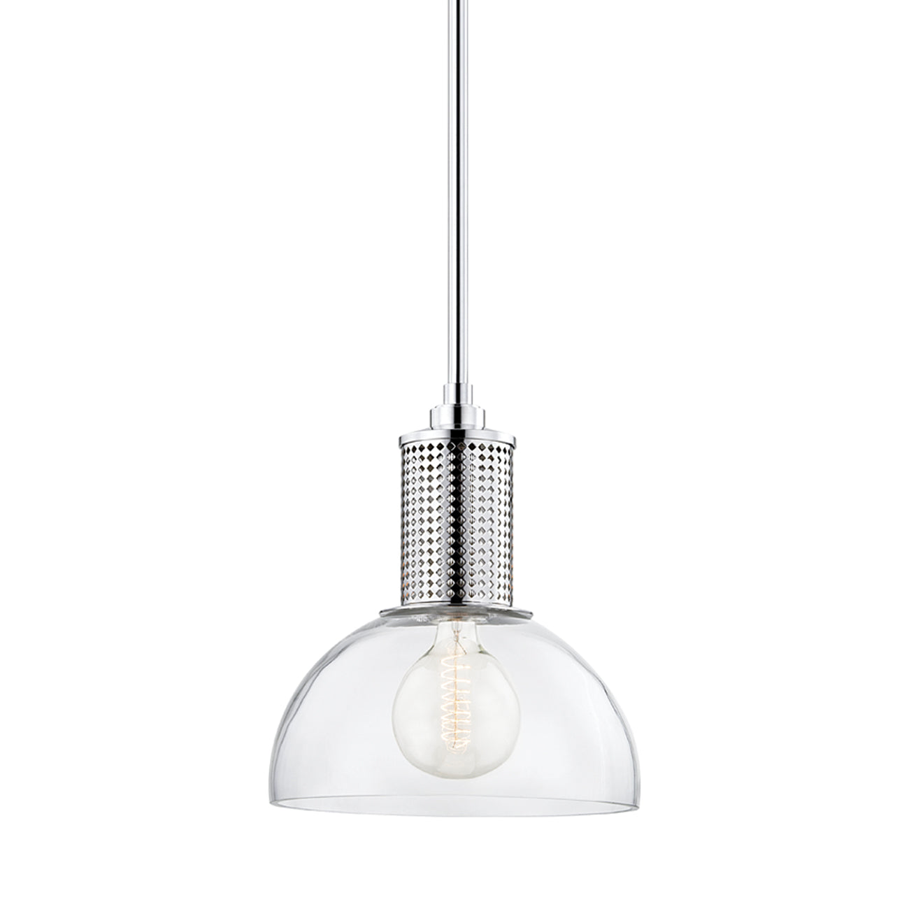 Halcyon Pendant Light in Polished Nickel (Large).