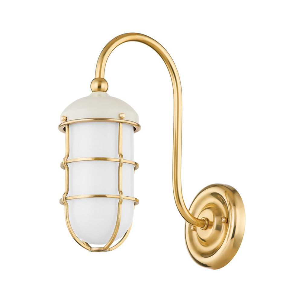 Holkham Wall Light in Off-White.