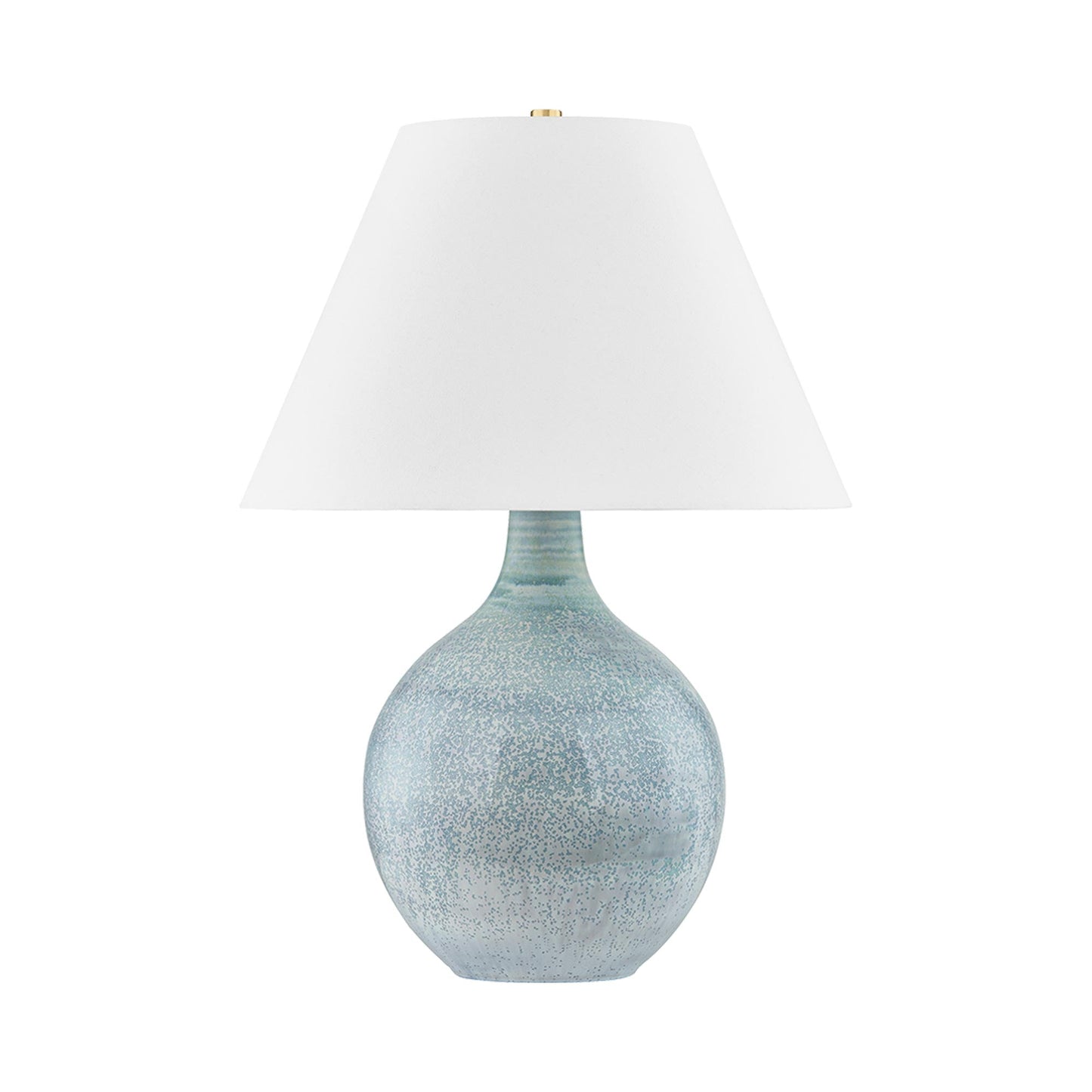 Kearny Table Lamp in White Linen.