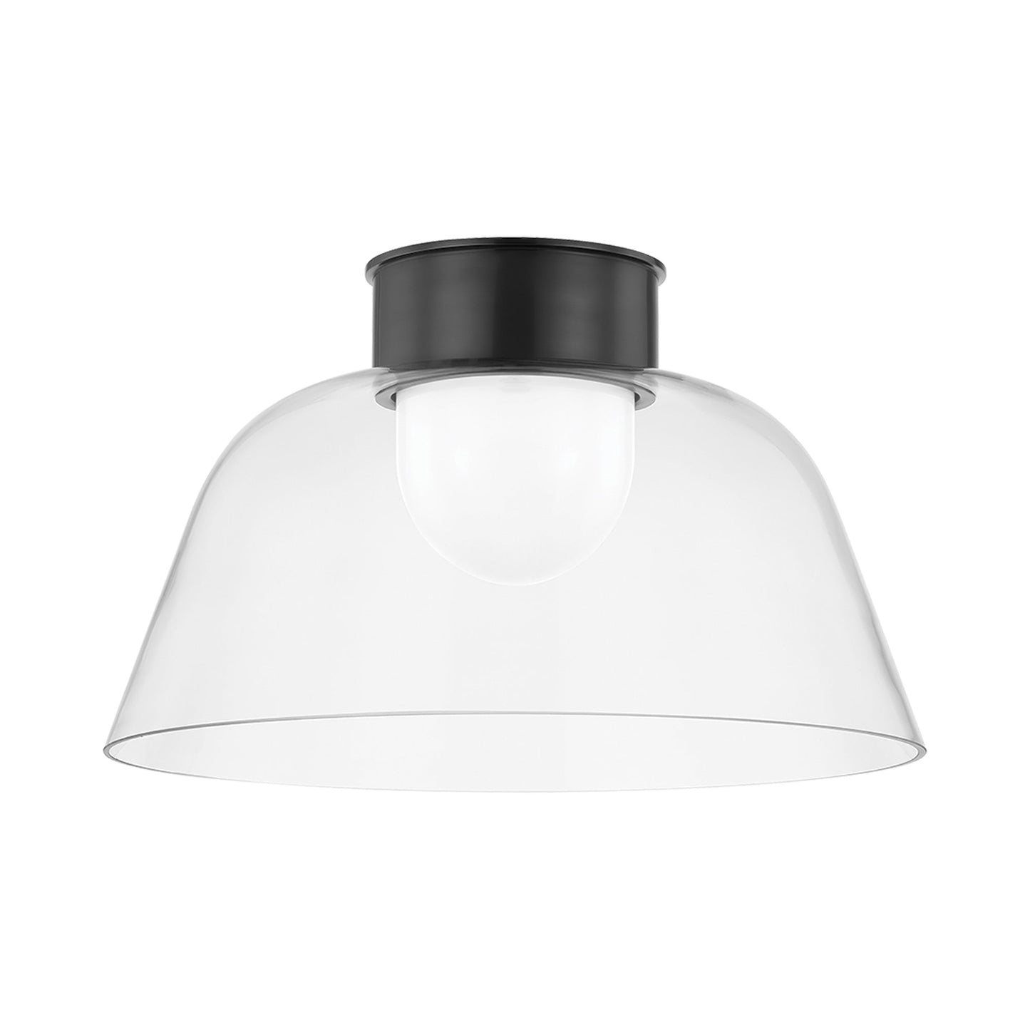 Lakeside Flush Mount Ceiling Light in Distressed Bronze (Large).
