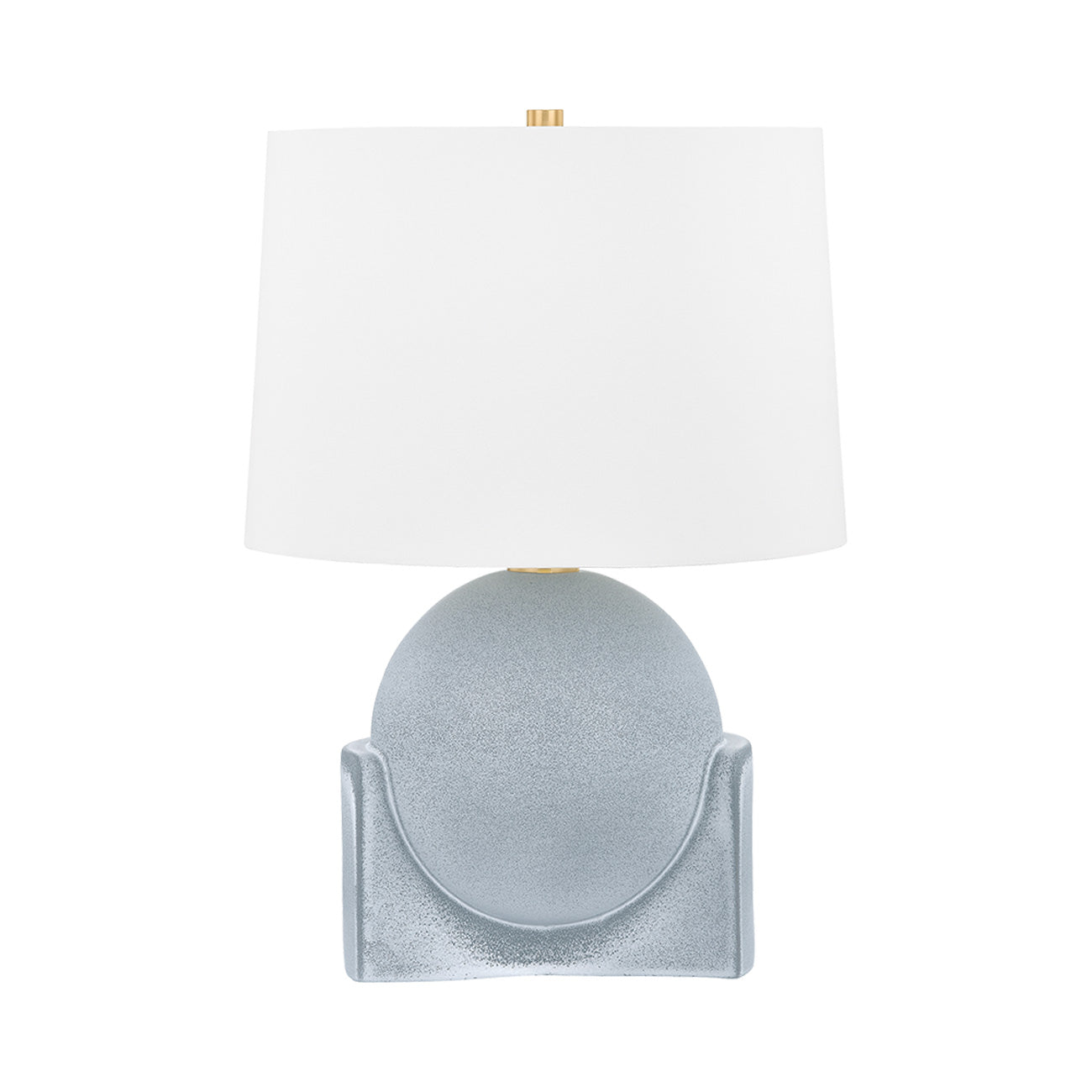 Leeston Table Lamp in Reactive Slate.