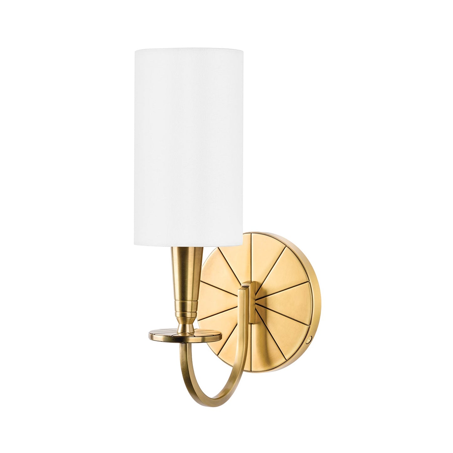 Mason Wall Light in Aged Brass (1-Light).