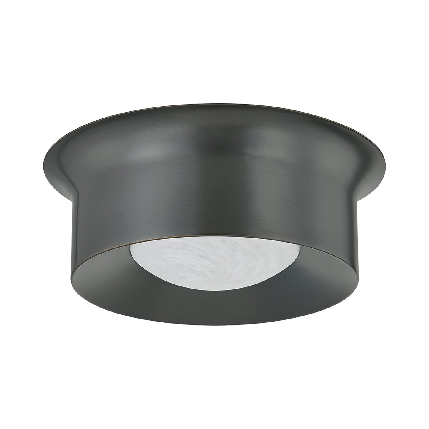 Noxon LED Flush Mount Ceiling Light in Distressed Bronze (Large).