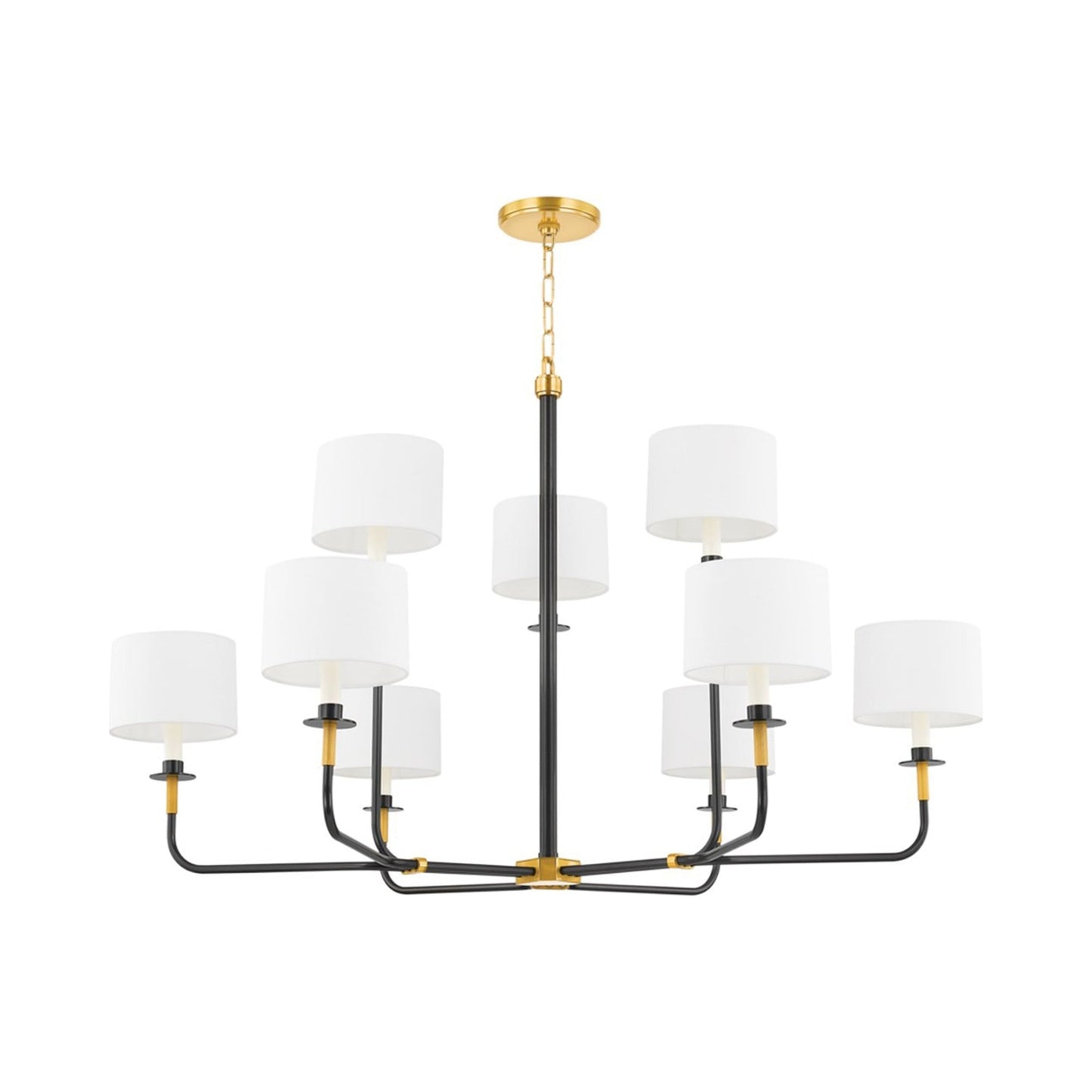 Paramus Chandelier in Aged Old Bronze (8-Light).