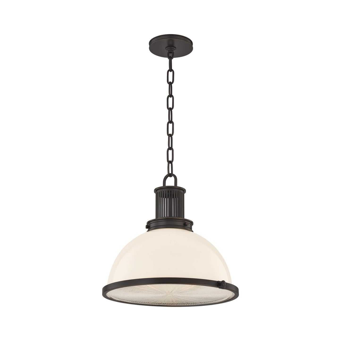 Pinesbridge Pendant Light in Distressed Bronze (14.5-Inch).