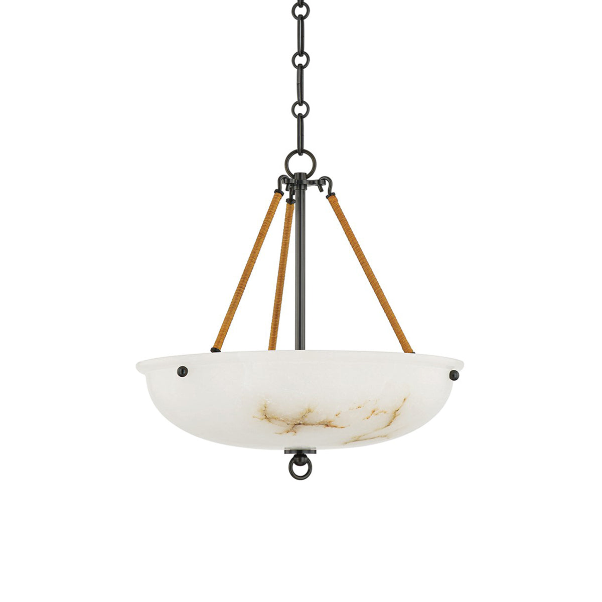 Somerset Pendant Light in Distressed Bronze.